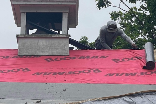 New roof installation project in Milan completed by Roofman USA roofers