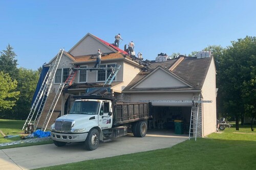 roofing project completed by Roofman USA in Grass Lake